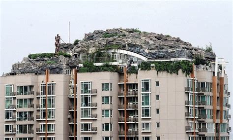 北京违建楼顶别墅细节照片-嵊州新闻网