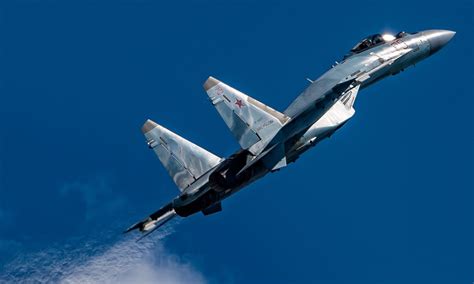 俄罗斯空天军现役最好的战斗机 苏35组团飞行高清图集
