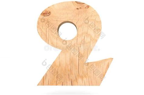 装饰的木制的字母表数字两个象征英语字母表-包图企业站