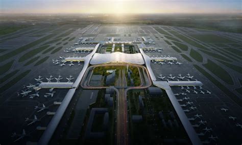 走进区域看发展 ｜ 重庆江北国际机场T3B航站楼的钢结构主体工程基本完成 -荔枝网