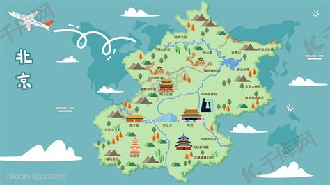 北京景点地图图片