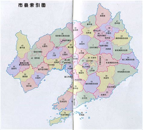 辽宁地形图图片