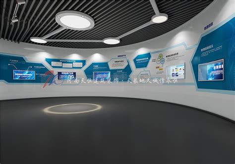 许昌科技展厅装修公司科技展厅设计如何突出视觉效果_河南天恒装饰公司-站酷ZCOOL