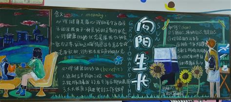 西校区：五月“让心灵充满阳光”主题黑板报评比活动顺利开展-合肥一六八玫瑰园学校