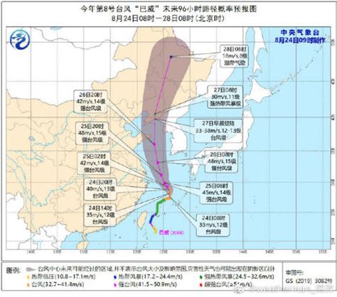 八号台风巴威实时路径发布系统 8号台风最新消息2020-闽南网