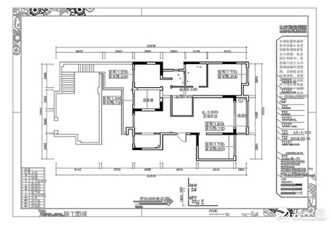 云南某地区现代别墅平面布置设计CAD图_别墅建筑_土木在线
