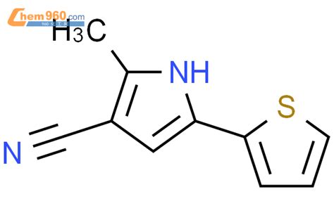 186033-99-8,1H-Pyrrole-3-carbonitrile, 2-methyl-5-(2-thienyl)-化学式、结构式 ...