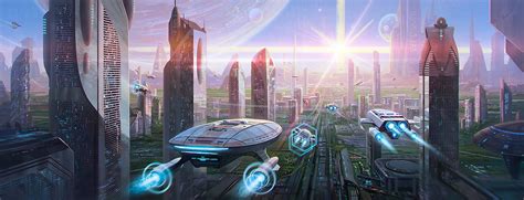 未来科技城市,未来科技画环保,未来科幻城市_文秘苑图库