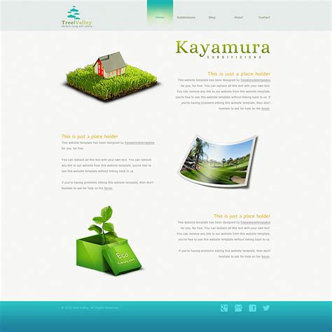 生态环保网页设计模板PSD_模板_68Design