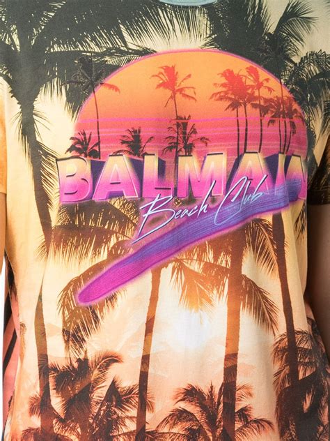Balmain Summer Lightning T-shirt - Farfetch
