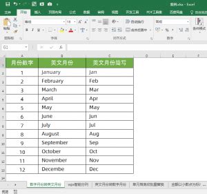Excel中如何自动生成英文月份？教你快速将月份格式转换成英文 - 天天办公网