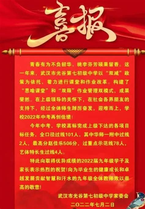 2021年武汉市光谷第二初级中学中考成绩升学率_小升初网