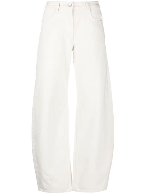 Low Classic Off-white Cocoon Jeans In Nude | ModeSens