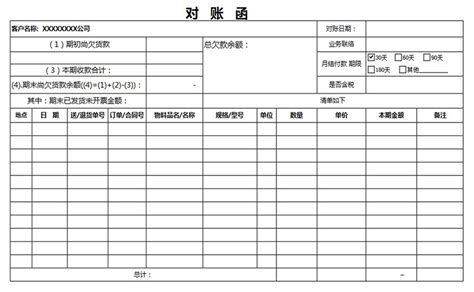 供应商欠款对账单excel表格模版图片-正版模板下载400140815-摄图网