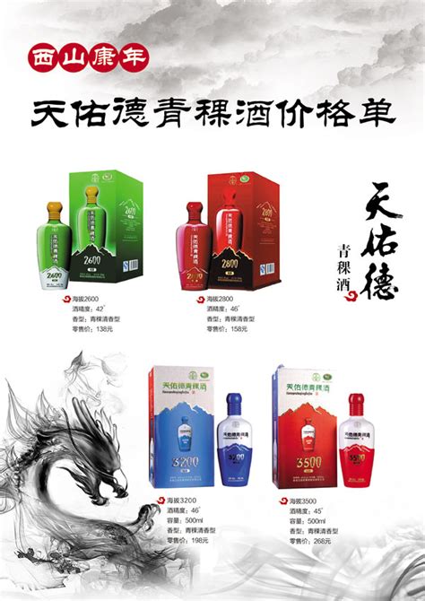 酒水价格单_素材中国sccnn.com