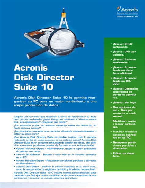 Acronis Disk Director Suite - Descargar Gratis