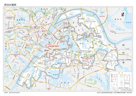 洪山区在武汉哪里 武汉市洪山区地图全图高清版_华夏智能网