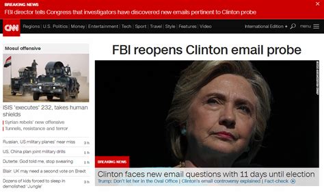 特朗普要翻盘了？FBI重启对希拉里“邮件门”调查_凤凰资讯