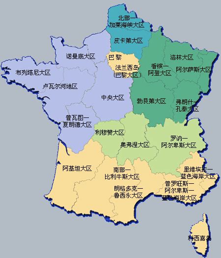 法国巴黎地图图片