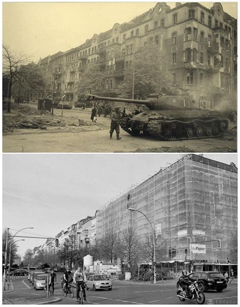 老照片 二战过后的德国柏林 被炸个稀巴烂的城市|德国|空军|希特勒_新浪新闻