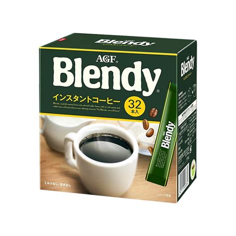 日本AGF Blendy速溶咖啡美式纯黑咖啡意式浓缩风味140g冻干咖啡粉_虎窝淘