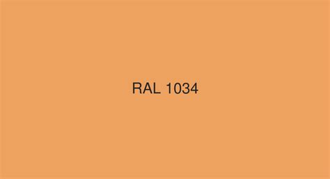 RAL Pastel yellow [RAL 1034] Color in RAL Classic chart