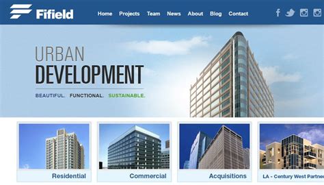 32个国外房地产开发公司网站设计 - 设计之家