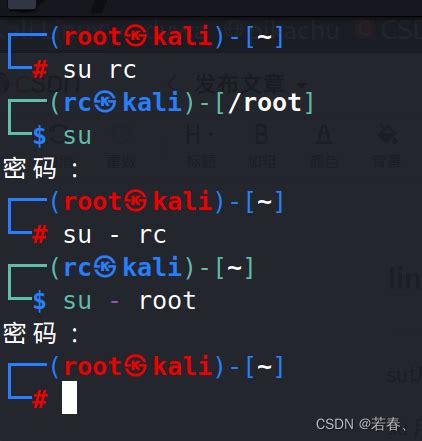su命令切换到root用户_如何在Linux中使用su命令成为超级用户或root？-CSDN博客