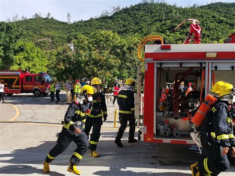 深圳社区家园网 西涌社区 西涌社区消防安全演练活动