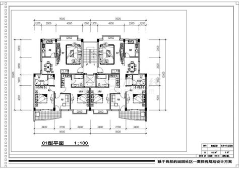 蚌埠市某新建小区70-130平米热门户型设计CAD图纸（12张）_住宅小区_土木在线