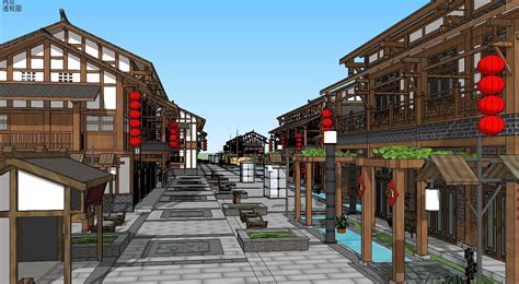景观3dmax 模型下载-光辉城市