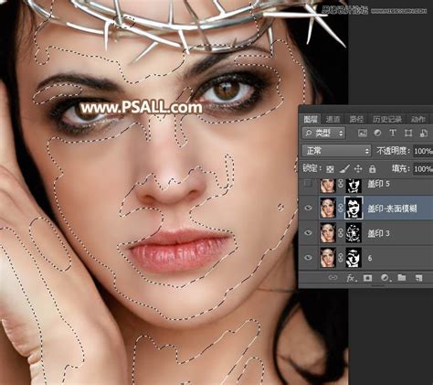 Photoshop保留质感给人物肖像精细磨皮(2) - PS教程网