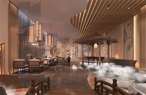 饭店设计公司：300平米饭店装修设计案例-梵意空间设计