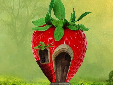 魔法的草莓屋图片素材-正版创意图片500336861-摄图网