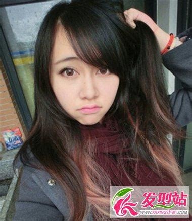 女生斜刘海非主流头像
