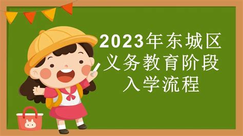 一图读懂:2023年东城区义务教育阶段入学政策发布_政策解读_北京市东城区人民政府网站