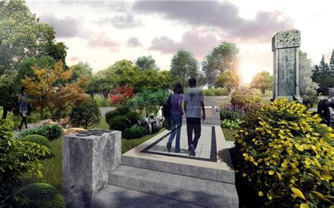 陵园墓地公墓园路景观设计方案文本全套CAD园建施工图-淘宝网