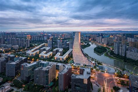 四川成都欧洲中心天府软件园航拍图 图片 | 轩视界