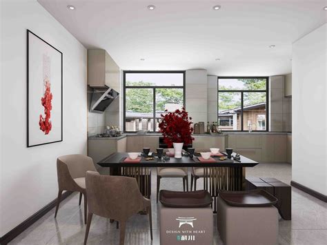 扬州和川空间设计效果表现丁行吉作品——新中式别墅系列-室内设计-拓者设计吧