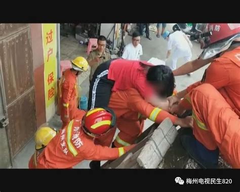 广东梅州一女孩从四楼坠落 无法动弹 事故原因还在调查_其它_长沙社区通
