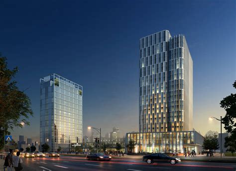 现代商业楼及高层办公楼3dmax 模型下载-光辉城市