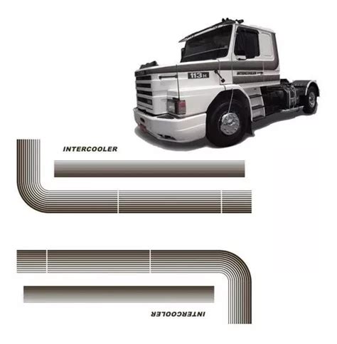 Faixas Scania 112 113 1986/1991 Intercooler Adesivo Azul - Sportinox ...