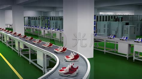 自动化制鞋流水线运动鞋工厂厂房_1920X1080_高清视频素材下载 ...