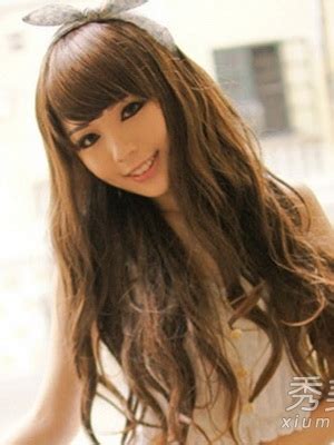 女生还原非主流发型头像