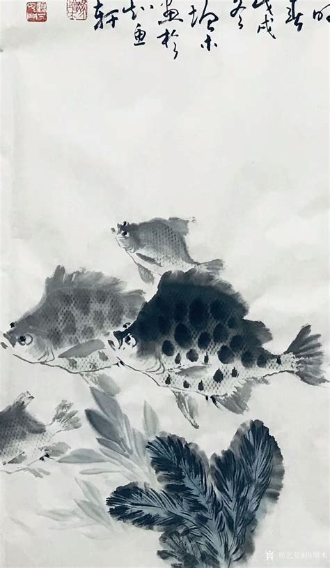 国画鱼大全图片