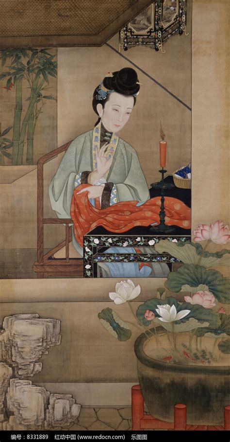 雍正十二美人图图片