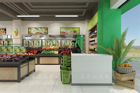 郑州超市装修设计-规范合理的设计才能生意红火_