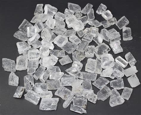 Raw Natural Clear Calcite Premium Grade Stones: Choose 4 oz, 8 oz, 1 lb, 2 lb, 5 lb ...