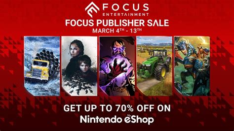 Focus Entertainment: Publisher Sale in Nintendo eShop - Global Esport News