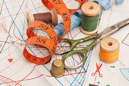 缝线织物工具维修剪刀棉布环形测量缝纫手工裁缝高清图片下载-正版图片320648917-摄图网
